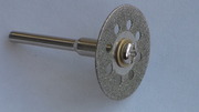 Диск отрезной алмазный диаметр 22 мм. для бормашинки